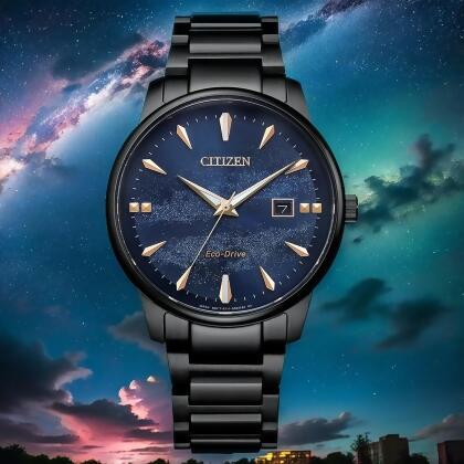 CITIZEN 星辰 Hebe田馥甄配戴款 天川銀河 光動能都會手錶 女錶 中性錶 BM7595-89L 