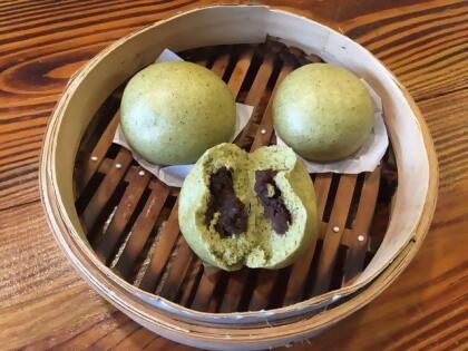 【天然茶食】包種茶紅豆包 