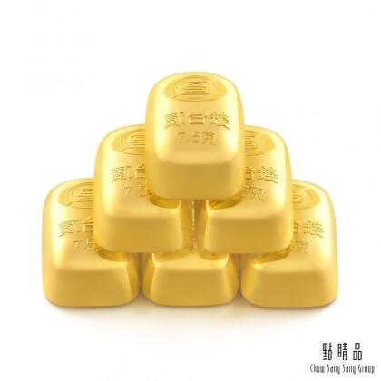 點睛品 貳台錢x6塊 黃金金條_計價黃金(共約12錢/共約45克) 
