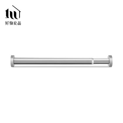 【好物良品】77-120cm_浴簾五金吊桿/ 銀色 