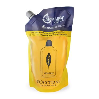 L'OCCITANE 歐舒丹 果漾馬鞭草沐浴膠補充包(500ml)-百貨公司貨 