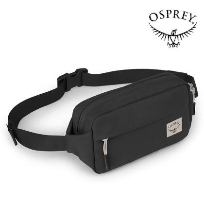 【Osprey 美國】Arcane Waist 隨身輕便腰包 復古黑 | 胸包 運動腰包 旅行腰包