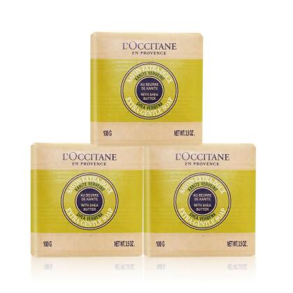 L'OCCITANE 歐舒丹 乳油木馬鞭草植物皂(100g)X3-公司貨 