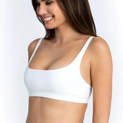 Bread & Boxers Soft Bra 舒適有機棉女用無鋼圈內衣/ 白/ XS 