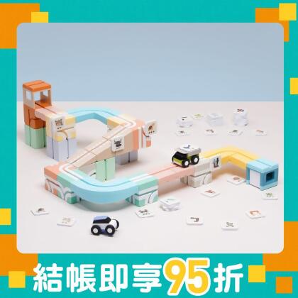 Qbi益智軌道磁吸玩具/ ㄅㄆㄇ臺灣動物同樂組/ 蝌蚪老師聯名款