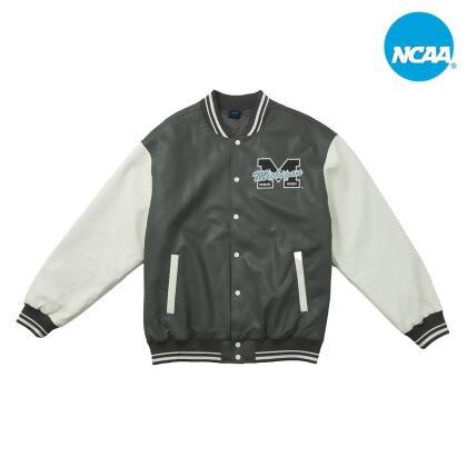 【NCAA】中性落肩棒球外套_MCG/ 深灰/ M 