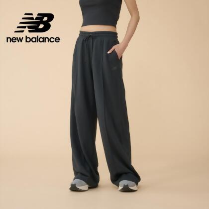 [New Balance]修身長腿棉質寬褲長褲_WP43533BK_女性_黑色/XS 