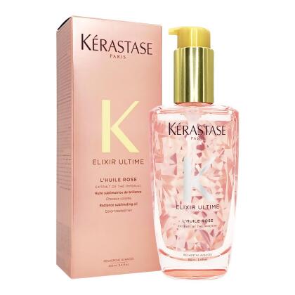 【KERASTASE卡詩】花漾粉金緻柔馭露 100ml-平行輸入 