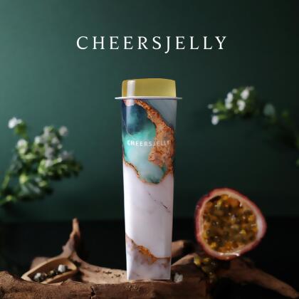 CHEERSPOPS CheersJelly舉杯低卡百香綠茶蒟蒻凍/ 6根入/ 盒 
