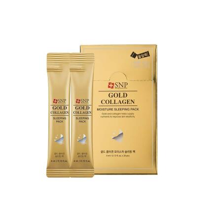 SNP 黃金膠原蛋白晚安面膜(4ml*20入)_平行輸入 