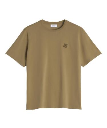 MAISON KITSUNÉ 小荳蔻綠變化狐狸頭LOGO舒適短TEE_中性/男/ M 