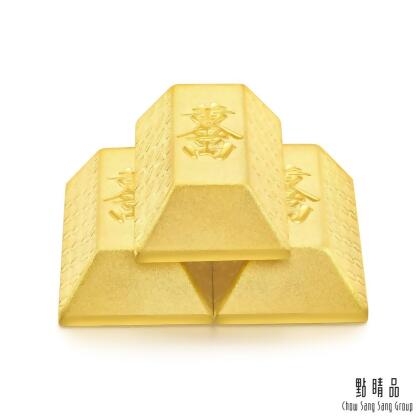 點睛品 黃金萬兩 3兩 珍藏黃金金磚_計價黃金(1兩x3塊) 