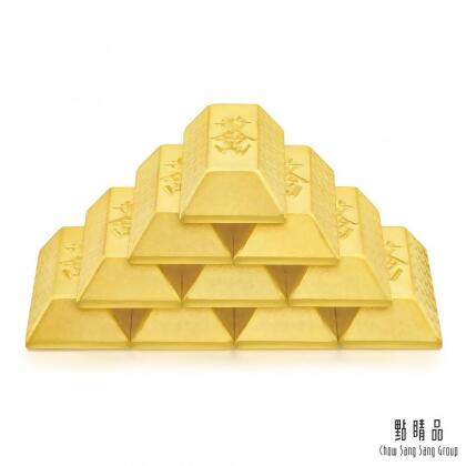 點睛品 黃金萬兩 10兩 珍藏黃金金磚_計價黃金(1兩x10塊) 