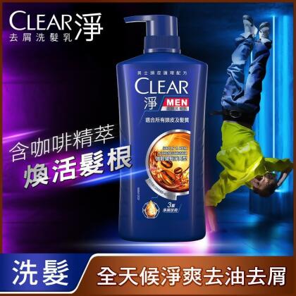 【CLEAR淨】男士去屑洗髮乳/強韌健髮淨爽/750g 