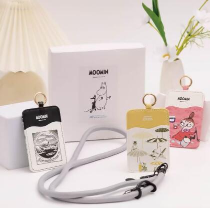 Moomin限量證件套3入組禮盒/ 附多用途掛繩