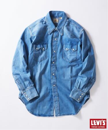 JS/LVC SHORTHORN SAWTOOTH INDIGO COSMOS/上衣/藏青色(041)/XS 