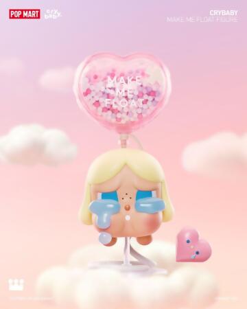 POP MART CRYBABY漂浮手辦公仔