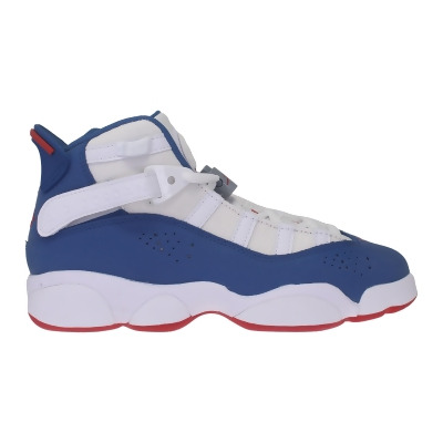 Nike Jordan 6 Rings White/True Blue-University Red 323419-140 Kid's 