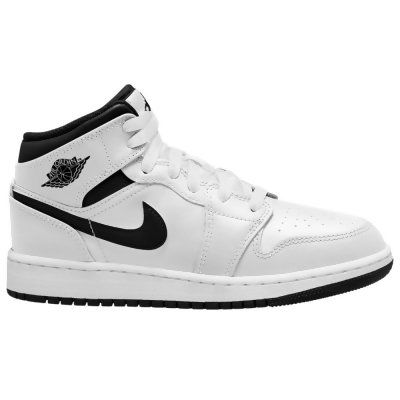 Nike Air Jordan 1 Mid White/Black-White-Black DQ8423-132 Kid's 