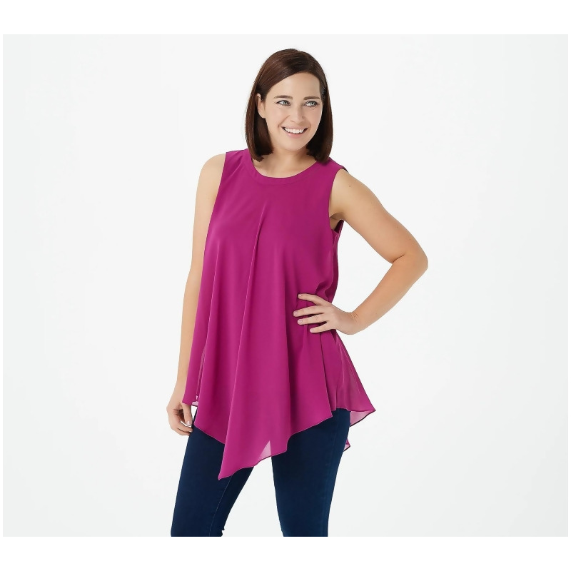 susan graver scarf top