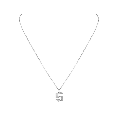 INITIAL – Gothic Letter Necklace 