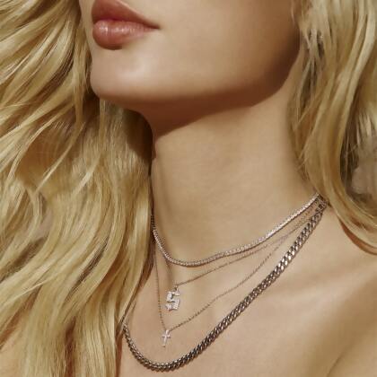 INITIAL – Gothic Letter Necklace alternate image