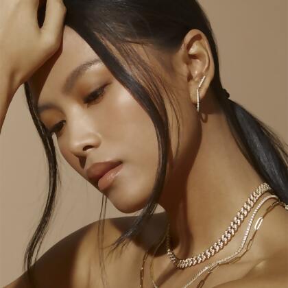 SELENA – Pave Cuban Link Chain alternate image