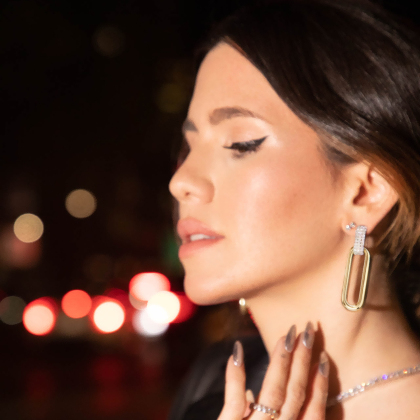 EVA – Convertible Link Drop Earrings alternate image