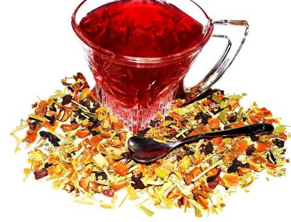Orange Fruit Tea, Decaffeinated, Loose Leaf Tea alternate image