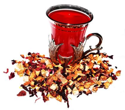 Peach Fruit Tea, Decaffeinated, Loose Leaf Tea alternate image