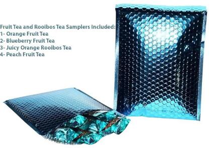 4 Fruit Tea and Rooibos Tea Samplers, Decaffeinated, Peach Tea, Blueberry Tea, Orange Tea, Juicy Orange Rooibos, Loose Leaf Tea alternate image