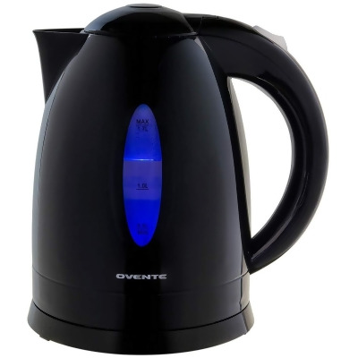 Ovente Electric Kettle 1.7 Liter with LED Light, BPA-Free with Auto Shut-Off and Boil Dry Protection 