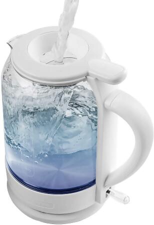Ovente Electric Glass Kettle 1.5 Liter Borosilicate Glass with ProntoFill Technology 1500 Watt alternate image