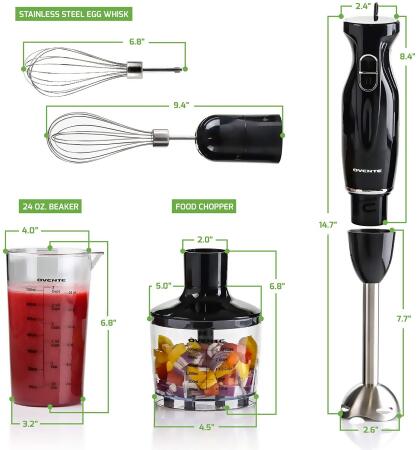 OVENTE VANITY MIRRORS OVENTE Immersion Hand Blender - White - ShopStyle