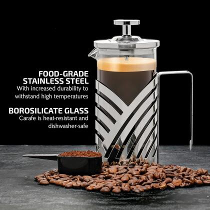 Ovente French Press 12 Ounce Coffee & Tea Maker alternate image