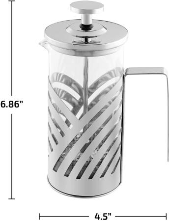 Ovente French Press 12 Ounce Coffee & Tea Maker alternate image