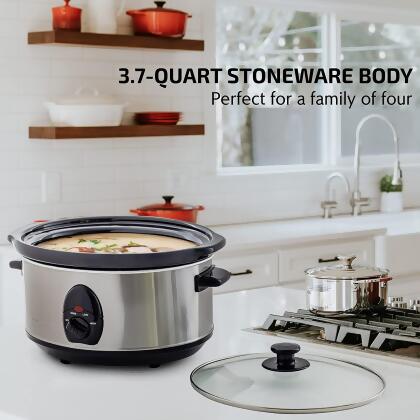 Ovente Slow Cooker Ceramic 3.5 L with 3 Heat Cooking Settings alternate image