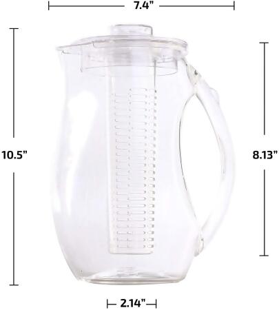 Ovente Water Fruit & Tea Flavor Infuser Pitcher 2.5 Liter alternate image