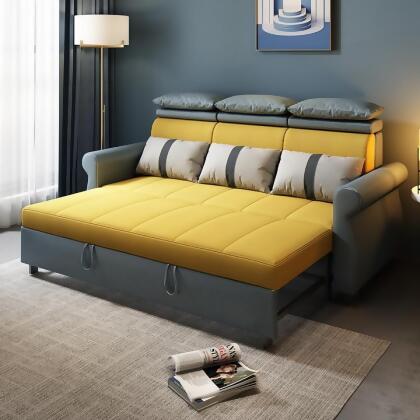 MerryRabbit MerryRabbit - 160cm多功能摺疊布藝梳化床MR-8251A Multi-functional Fabric Folding Bed with Adjustable Headrest 160cm 