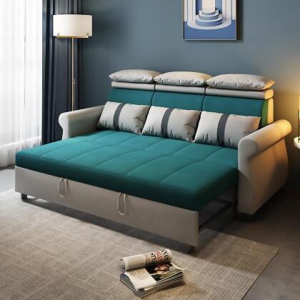 MerryRabbit MerryRabbit - 190cm多功能摺疊布藝梳化床MR-8251A Multi-functional Fabric Folding Bed with Adjustable Headrest 190cm 