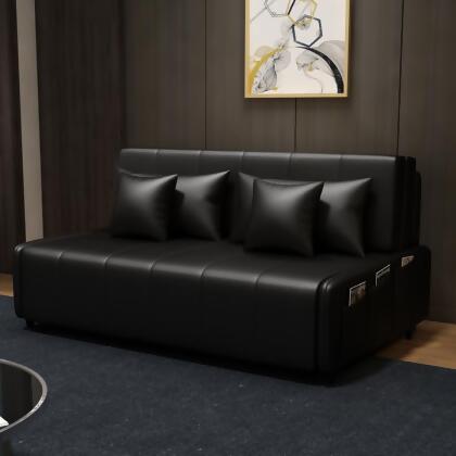 MerryRabbit MerryRabbit - 190cm多功能摺疊超纖皮儲物梳化床MR-6059 190cmMulti-functional Foldable Storage Microfiber Leather Sofa Bed 