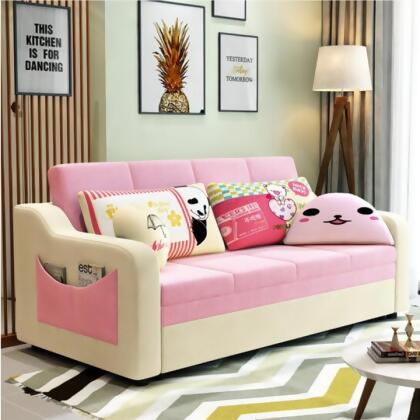 MerryRabbit MerryRabbit - 165cm多功能褶疊儲物布藝梳化床MR-602165 Multi-functional Folding Fabric Sofa Bed with Storage 165cm 