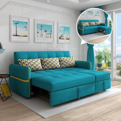 MerryRabbit MerryRabbit – 多功能三座位活動布藝沙發床MR-7257A 3 seater Multi - functional fabric sofa bed 