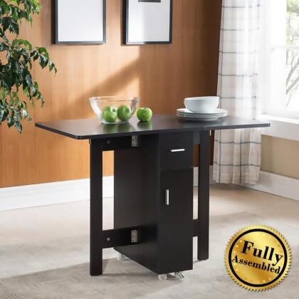 MerryRabbit MerryRabbit – 多功能餐車餐桌MR-1060# Walnut - Folding Dining Table with Free Delivery 
