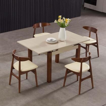 MerryRabbit MerryRabbit – 實木可伸縮餐桌MR-A18白色（不包括餐椅）Solid wood Expandable dining table (excluding dining chairs) 