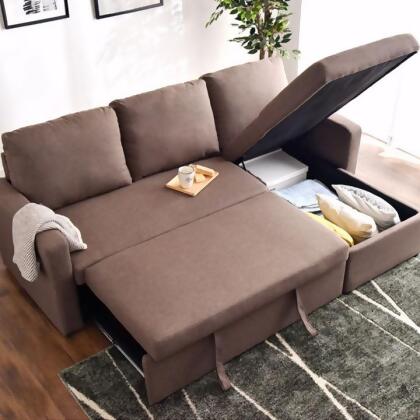 MerryRabbit MerryRabbit – 簡約多功能布藝儲物梳化床 MR-312 Multi-functional L shape fabric storage sofa bed 