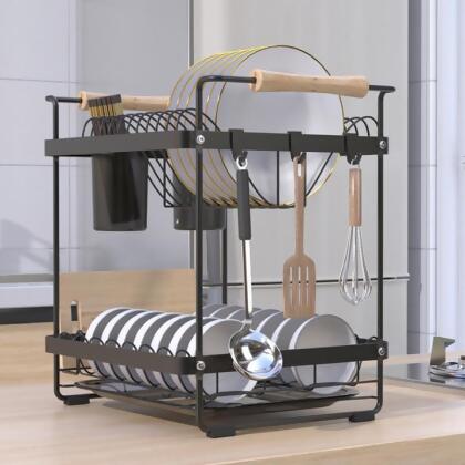 MerryRabbit MerryRabbit - 多功能瀝水碗碟架MR-H41A30 Multi-functional Kitchen Dish Drain Rack Storage Rack 