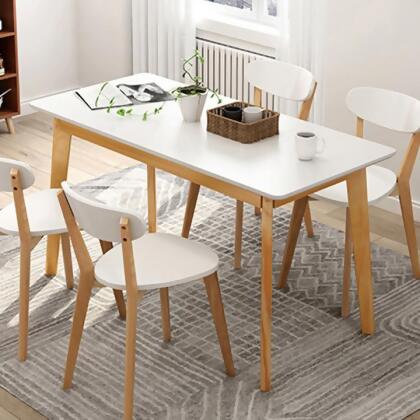 MerryRabbit MerryRabbit – 北歐餐桌MR-80120+SY003-4連四椅 Stylish Dining Table with 4 Chairs 