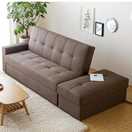 MerryRabbit MerryRabbit - 日式布藝摺疊儲物梳化床及腳踏 MR-116 Multi functional Fabric Sofa Bed and Storage Ottoman 