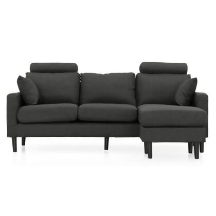 MerryRabbit MerryRabbit – L形北歐簡約布藝沙發MR-S0002 L-Shape Fabric Sofa with Adjustable Headrest 